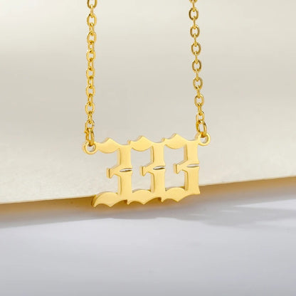 Angel Number Necklaces