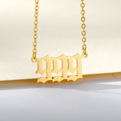 Angel Number Necklaces